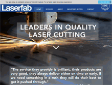 Tablet Screenshot of laserfab.co.uk